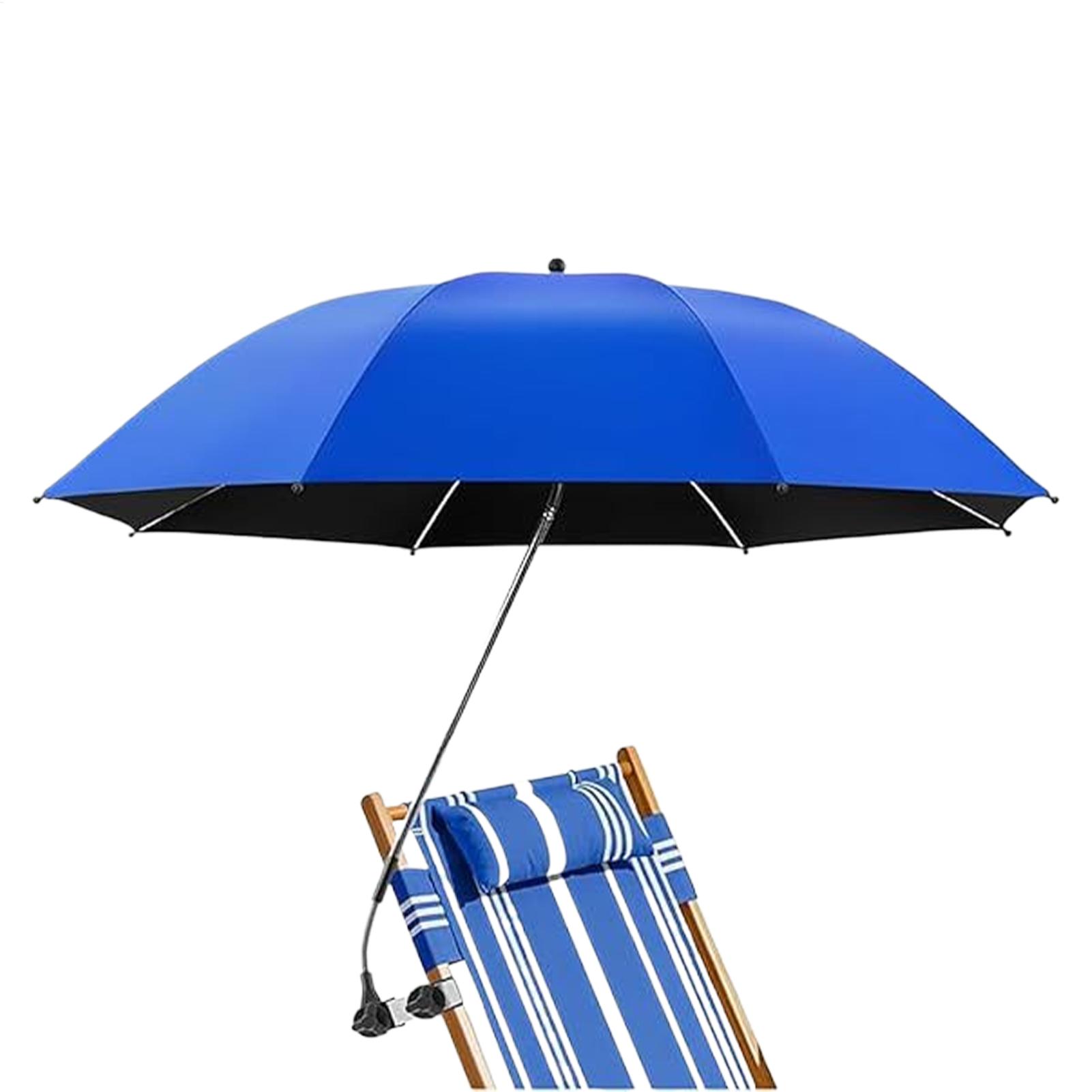 Outdoor Camping Canopy - 360도 조절 가능한 해변용 파라솔, 접이식