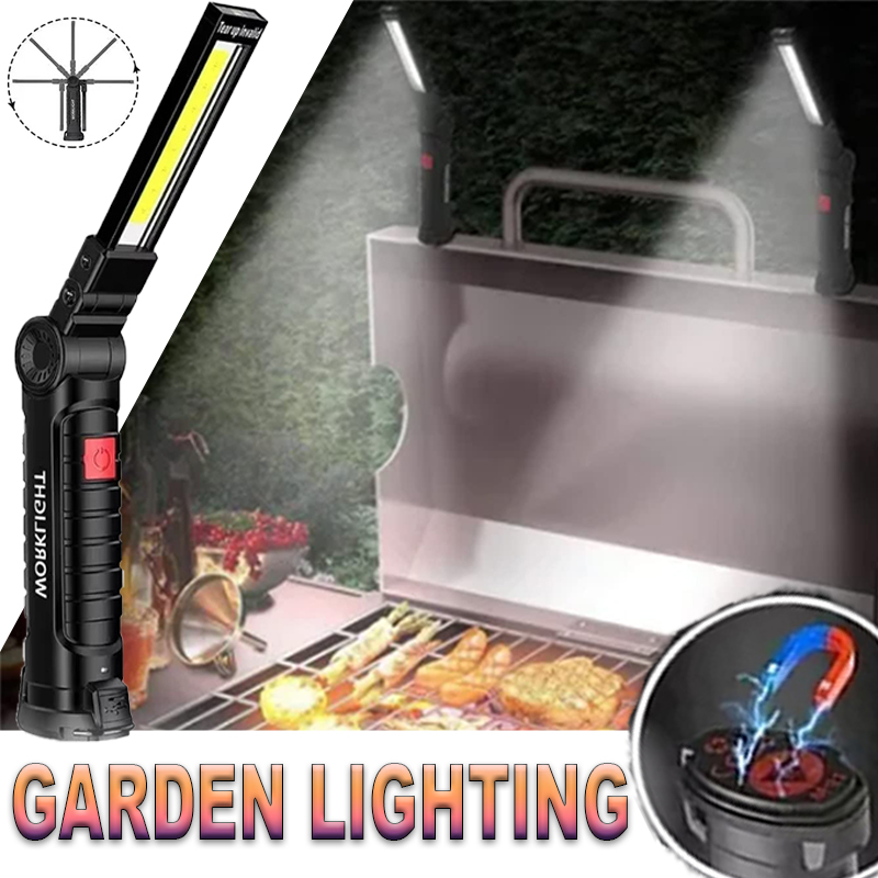 Outdoor Camping Lantern - 마그네틱 후크가있는 휴대용 LED 손전등 야외