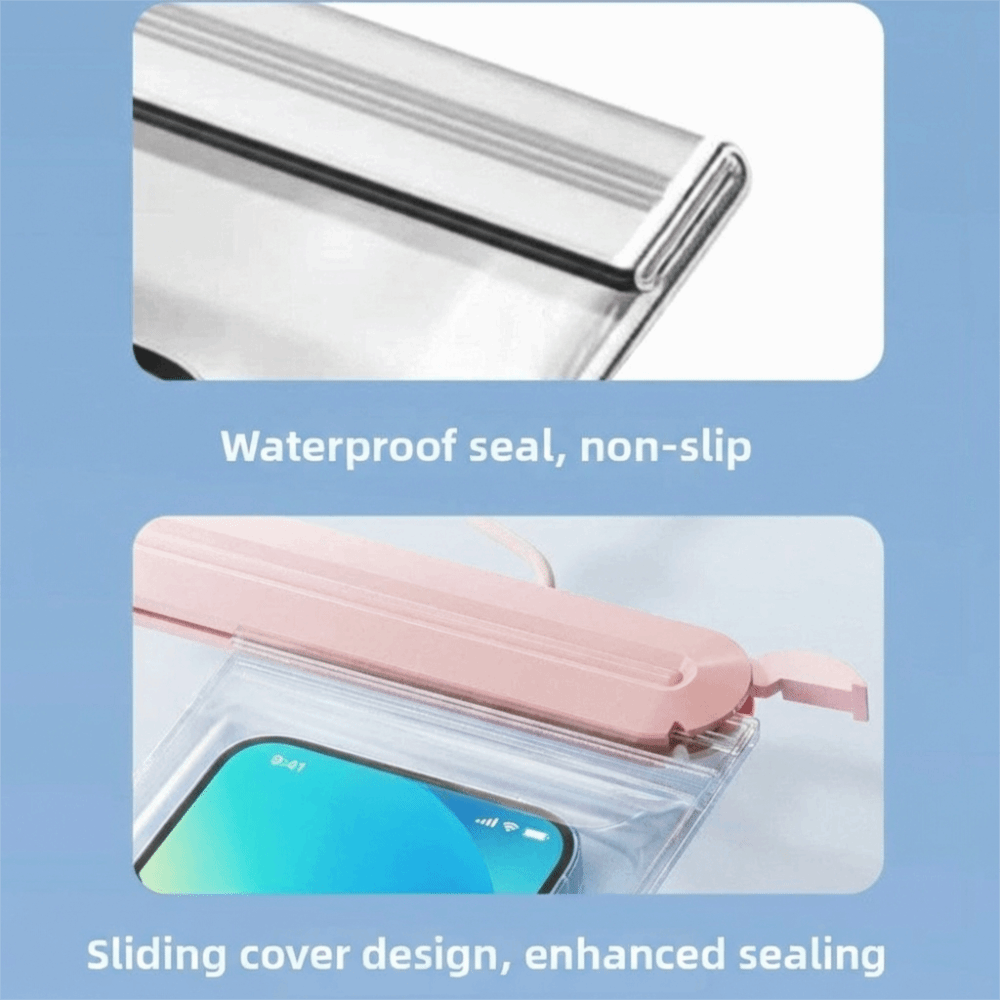 Dry Bag Waterproof - 터치스크린 방수 휴대폰 가방 투명 단색