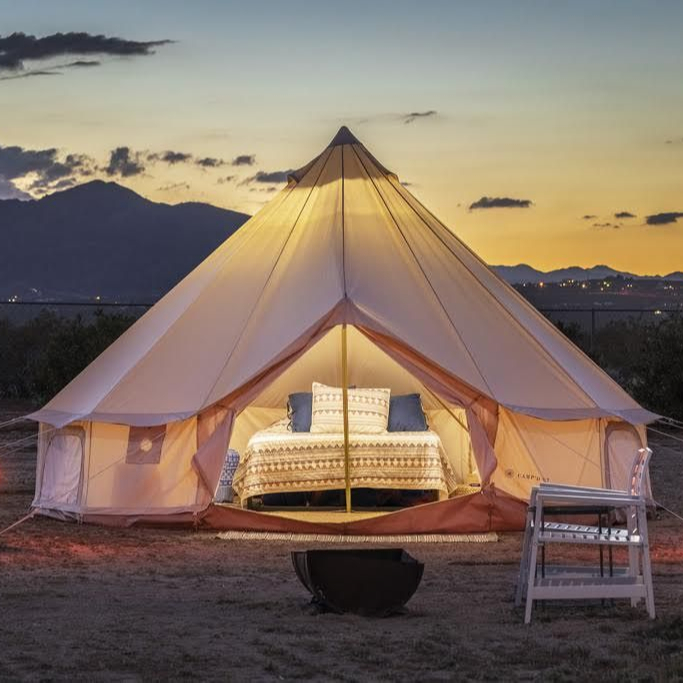 Outdoor Yurt Camping - 방수 야외 글램핑 텐트 4계절 고급