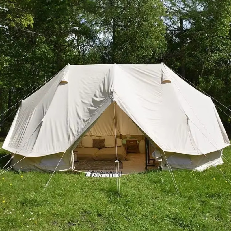 Outdoor Yurt Camping - 2026 대형 4계절용 면 캔버스 월