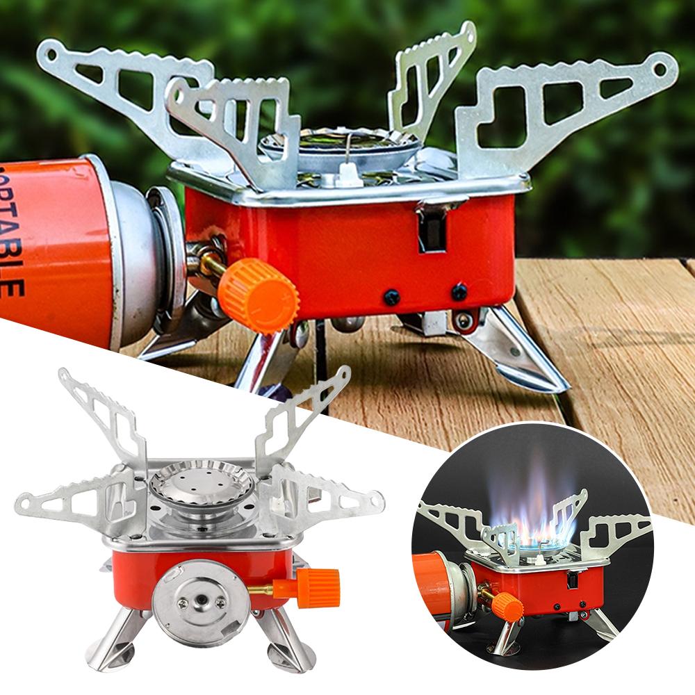 Outdoor Gas Camping Oven - 휴대용 버너 캠핑 접이식 방풍 야외