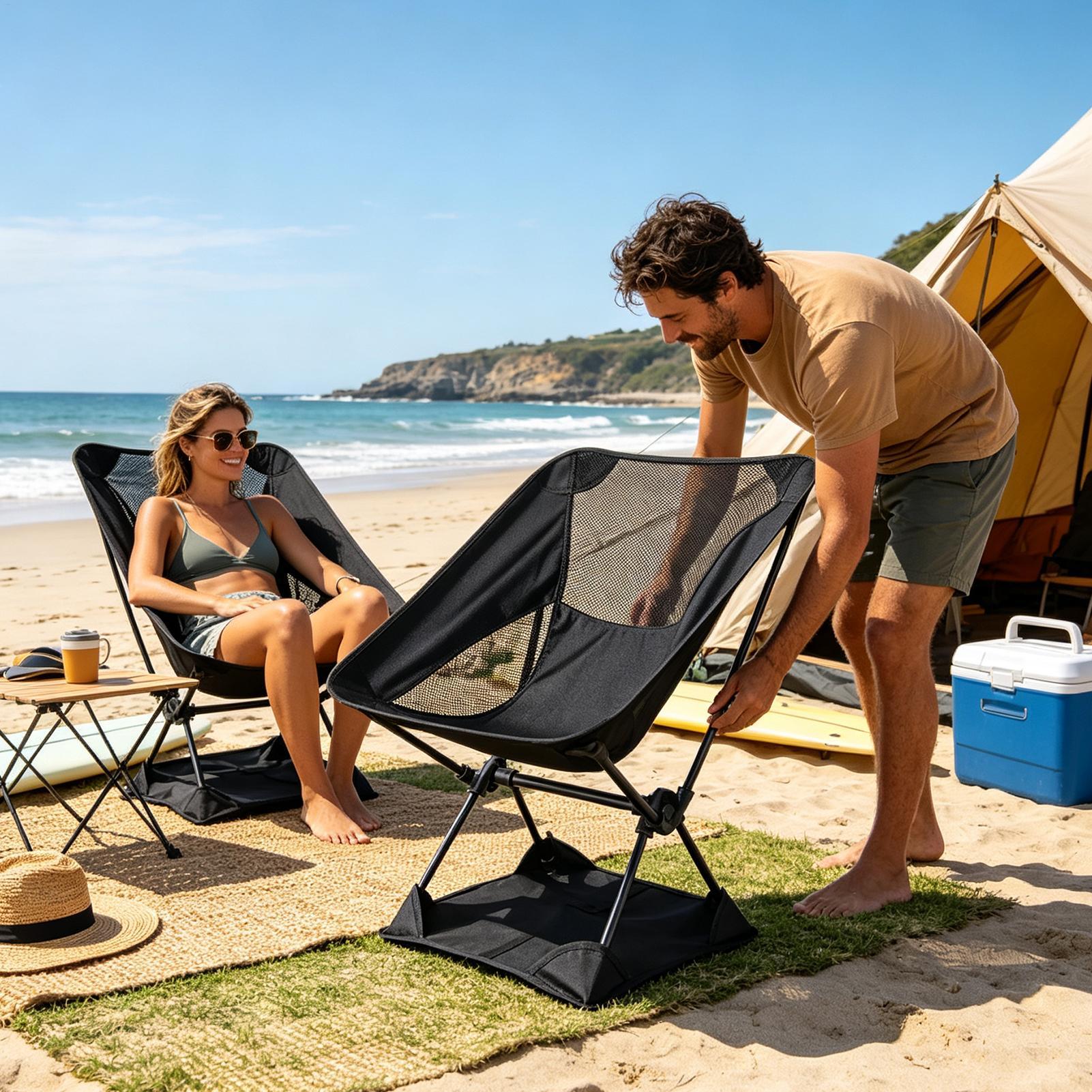Outdoor Camping Sink - 옥스포드 천 소재 안티싱크 캠핑 의자
