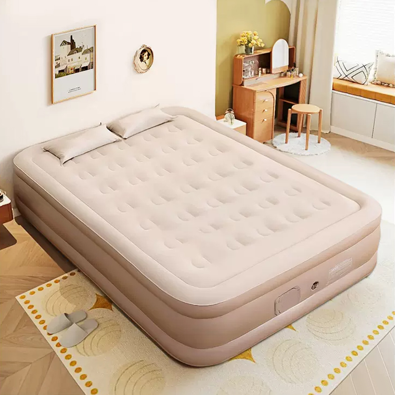 Outdoor Camping Cot - 펌프가 내장된 퀸 에어 매트리스 업그레이드된