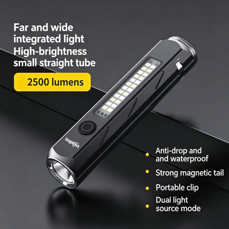 Outdoor Camping Lantern - LED 강력한 조명 손전등 Type-C 충전