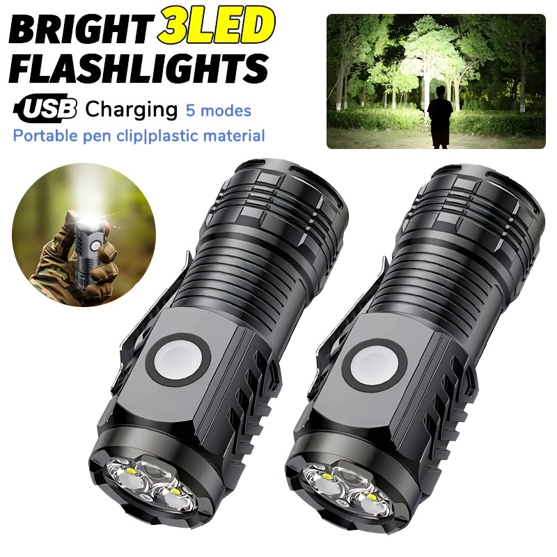 Outdoor Camping Items - 휴대용 미니 LED 손전등 강력한 손가락