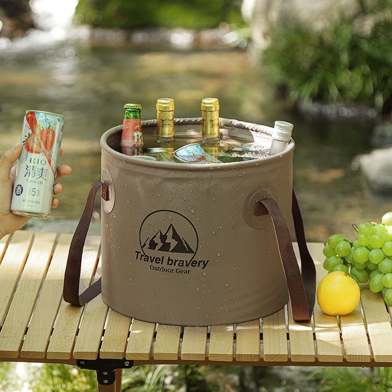 Outdoor Camping Sink - 차량용 접이식 버킷 방수 접이식 싱크대