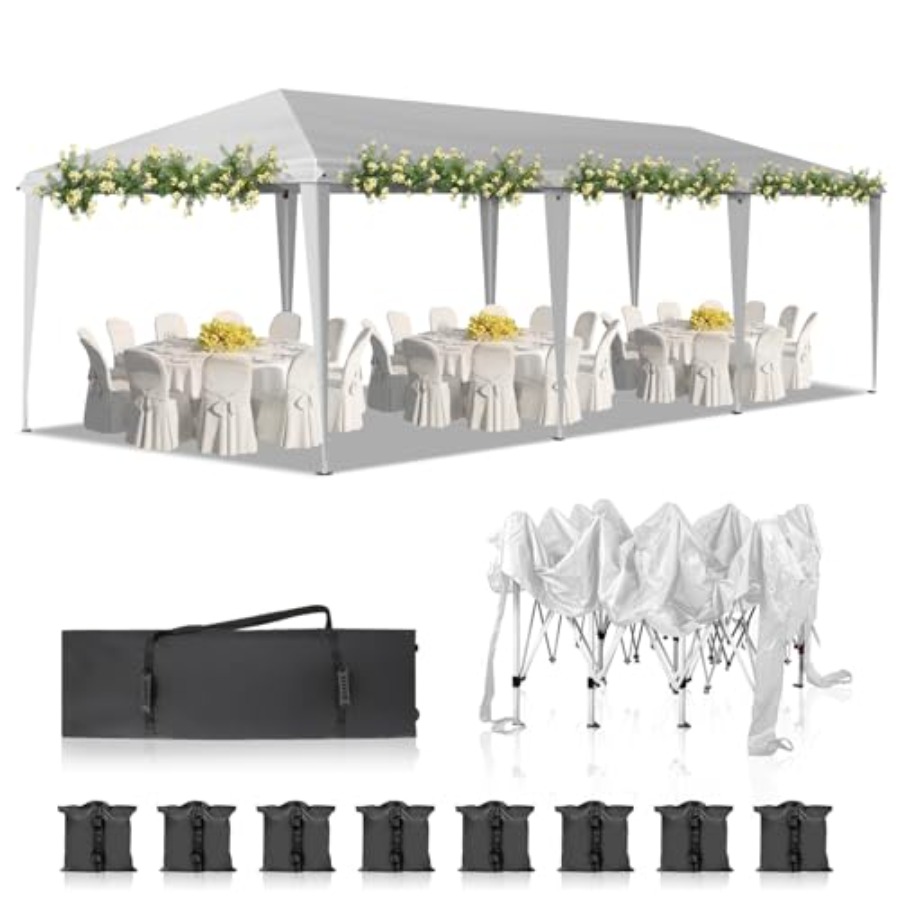 Outdoor Camping Canopy - 10x30 사이즈 팝업 캐노피 텐트 (야외