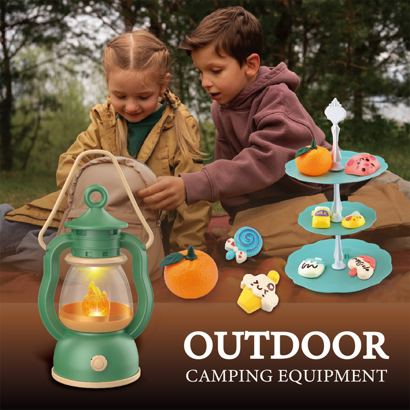 Outdoor Indoor Camping - 어린이 캠핑 세트 캠프파이어 놀이 유아용
