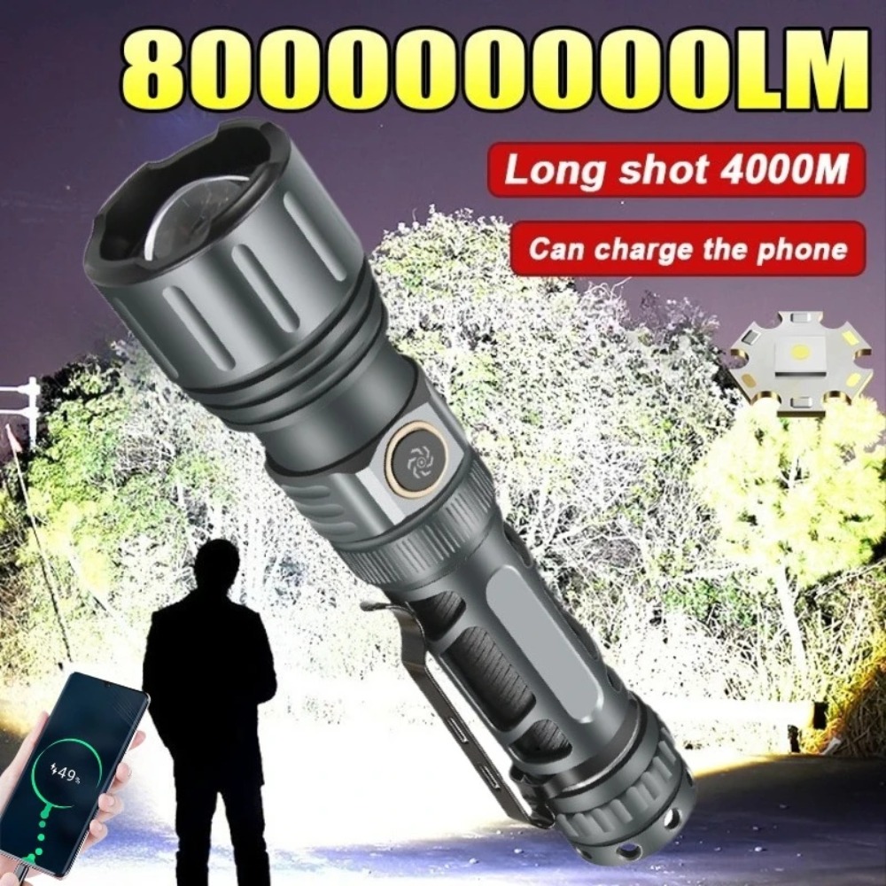 Outdoor Camping Lantern - 슈퍼 밝은 손전등 휴대용 충전식 LED