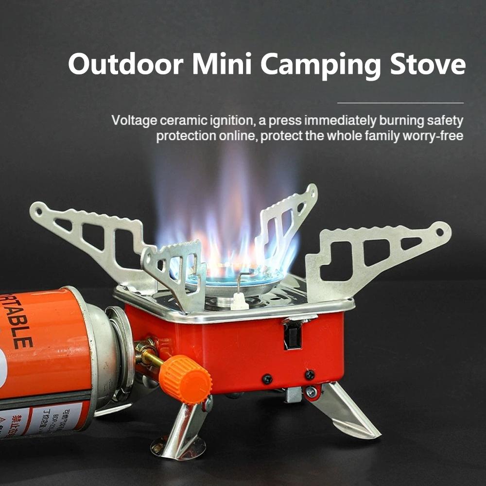 휴대용 접이식 방풍 캠핑 가스 스토브 대형 파워 버너  - Outdoor Gas Camping Oven 리뷰 및 가격