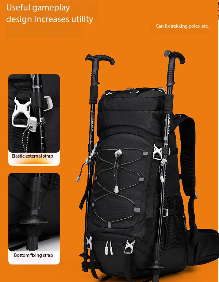 60L 대용량 전문 하이킹 배낭 남녀공용 야외 캠핑 트 - Outdoor Camping Backpack 리뷰 및 가격