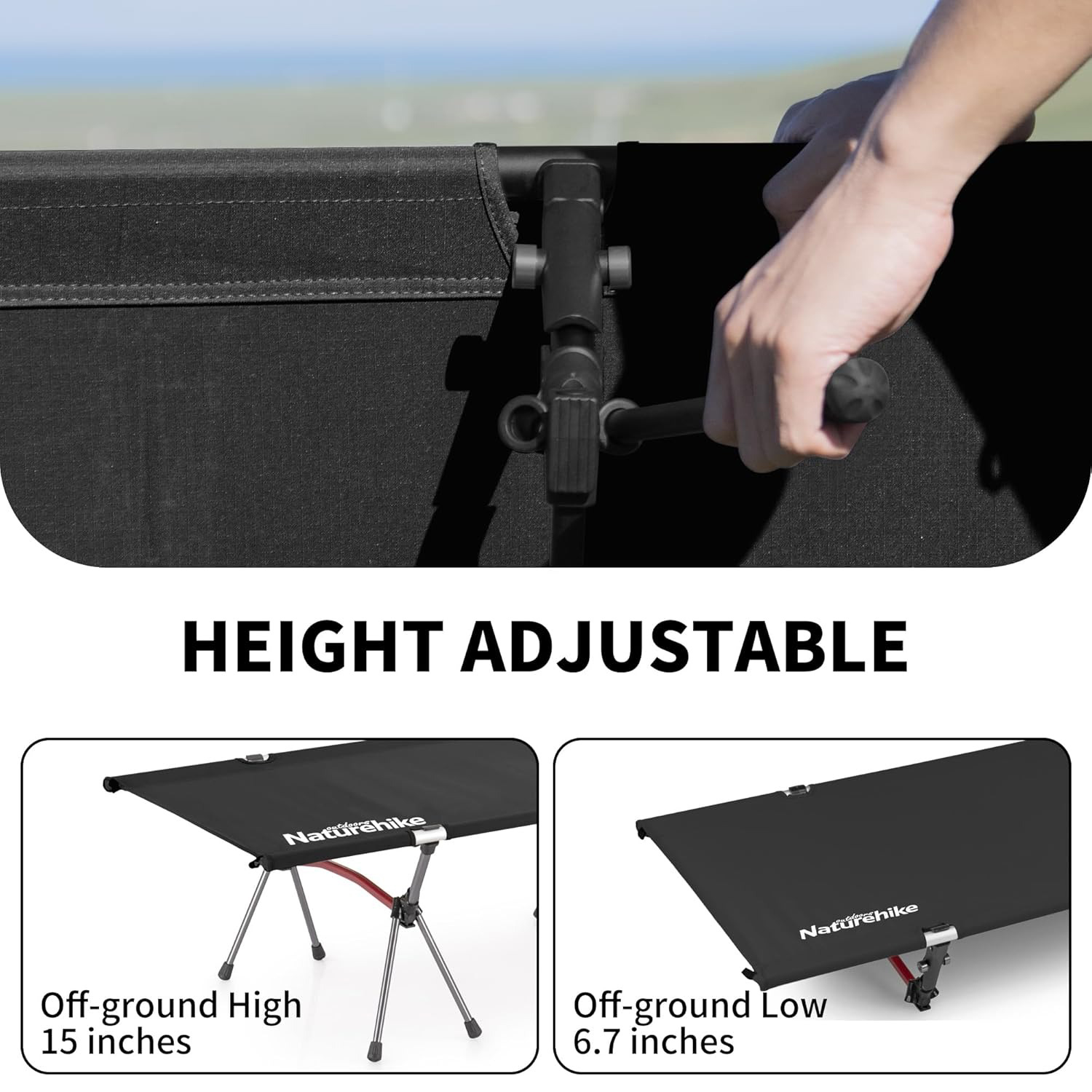 네이처하이크 접이식 캠핑 코트 높이 조절 가능 초경량  - Outdoor Camping Cot 리뷰 및 가격