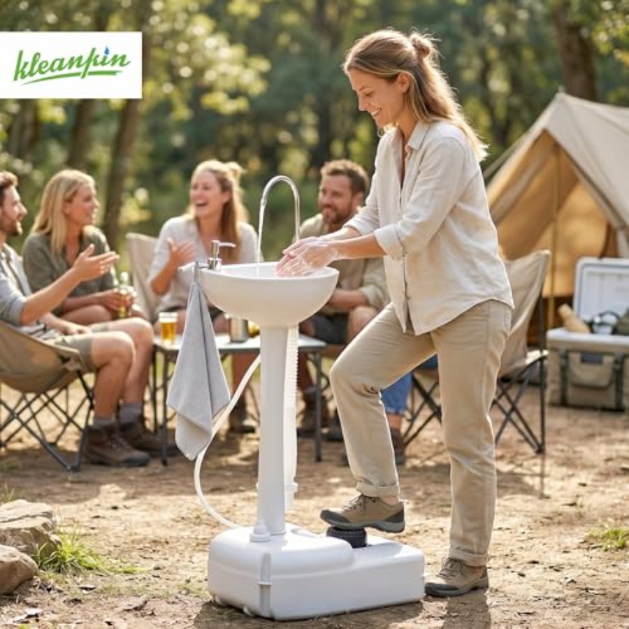휴대용 캠핑 싱크대 (RV 및 야외 행사용): HDPE - Outdoor Camping Sink 리뷰 및 가격