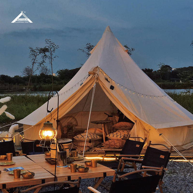 야외용 코튼 벨 텐트, 중앙 기둥 없음, 방수 가족 캠 - Outdoor Yurt Camping 리뷰 및 가격