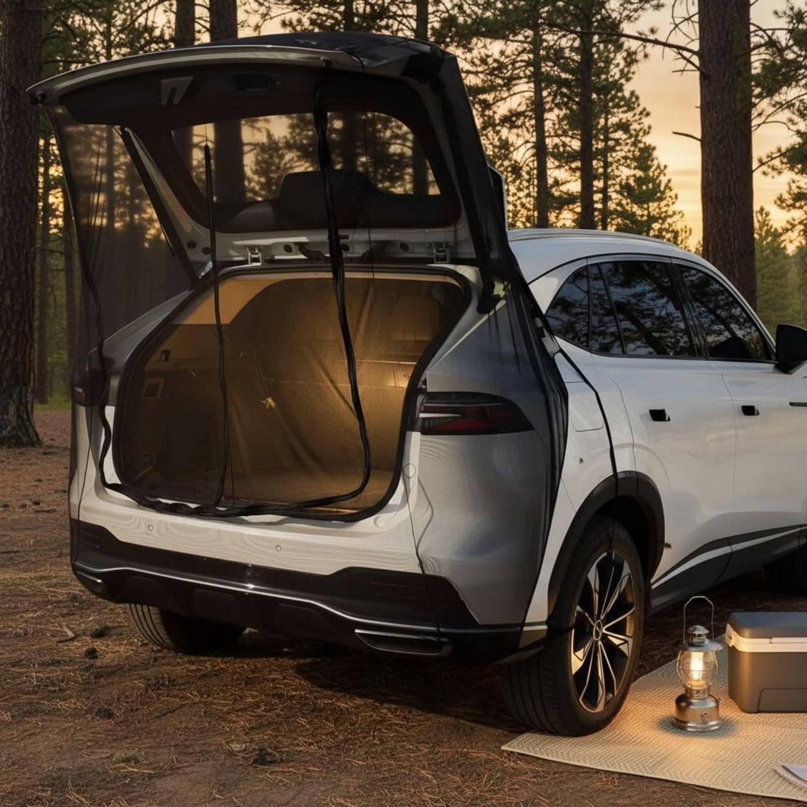 SUV 차량 트렁크 도킹 텐트용 뒷문 메쉬 모기장 테일 - Outdoor Indoor Camping 리뷰 및 가격