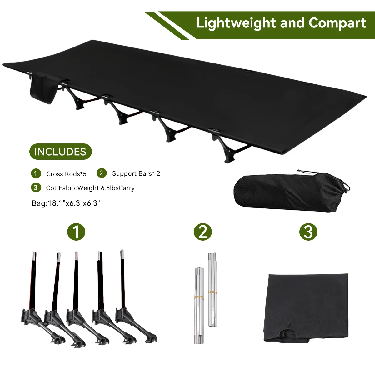 베스트셀러 알루미늄 프레임 캠핑 간이침대, 휴대용 접이 - Outdoor Camping Cot 리뷰 및 가격