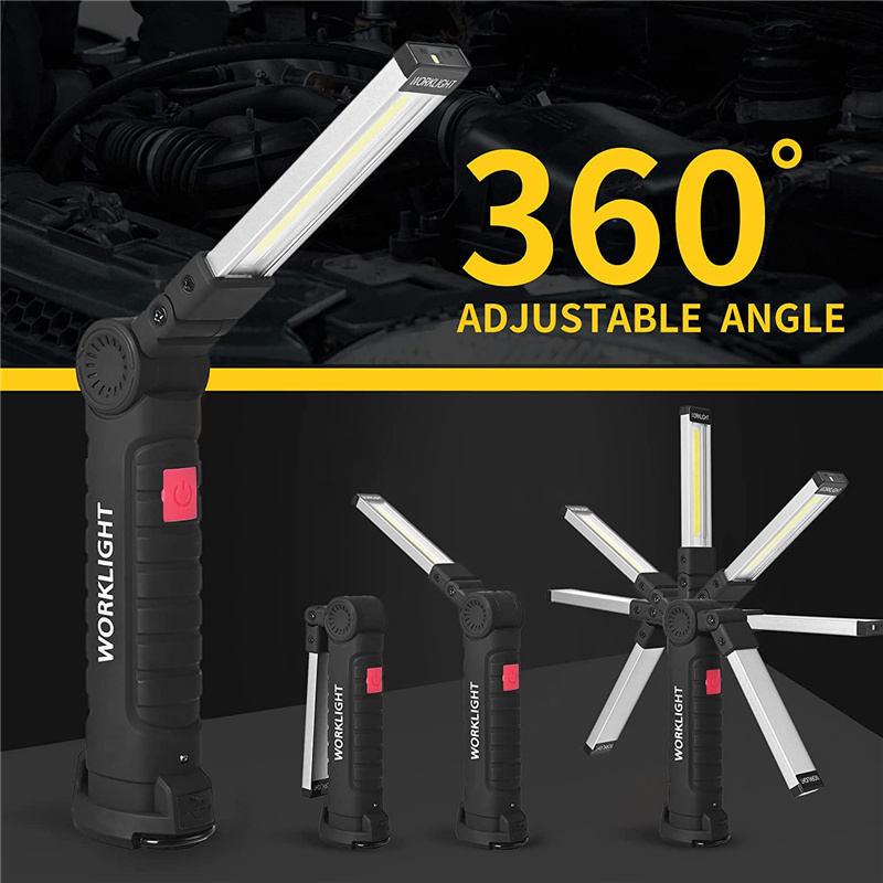 휴대용 접이식 LED 손전등 강력한 자석 COB 작업등 - Outdoor Camping Lantern 리뷰 및 가격