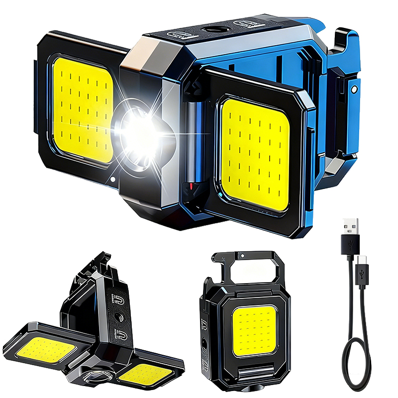 미니 손전등 키체인 라이트 COB 작업등 USB 충전식 - Outdoor Camping Lantern 리뷰 및 가격