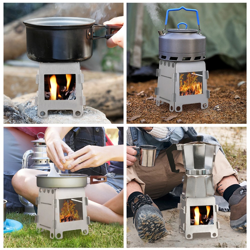 캠핑 난로 나무 난로 알코올 난로 스테인레스 스틸 휴대 - Outdoor Gas Camping Oven 리뷰 및 가격