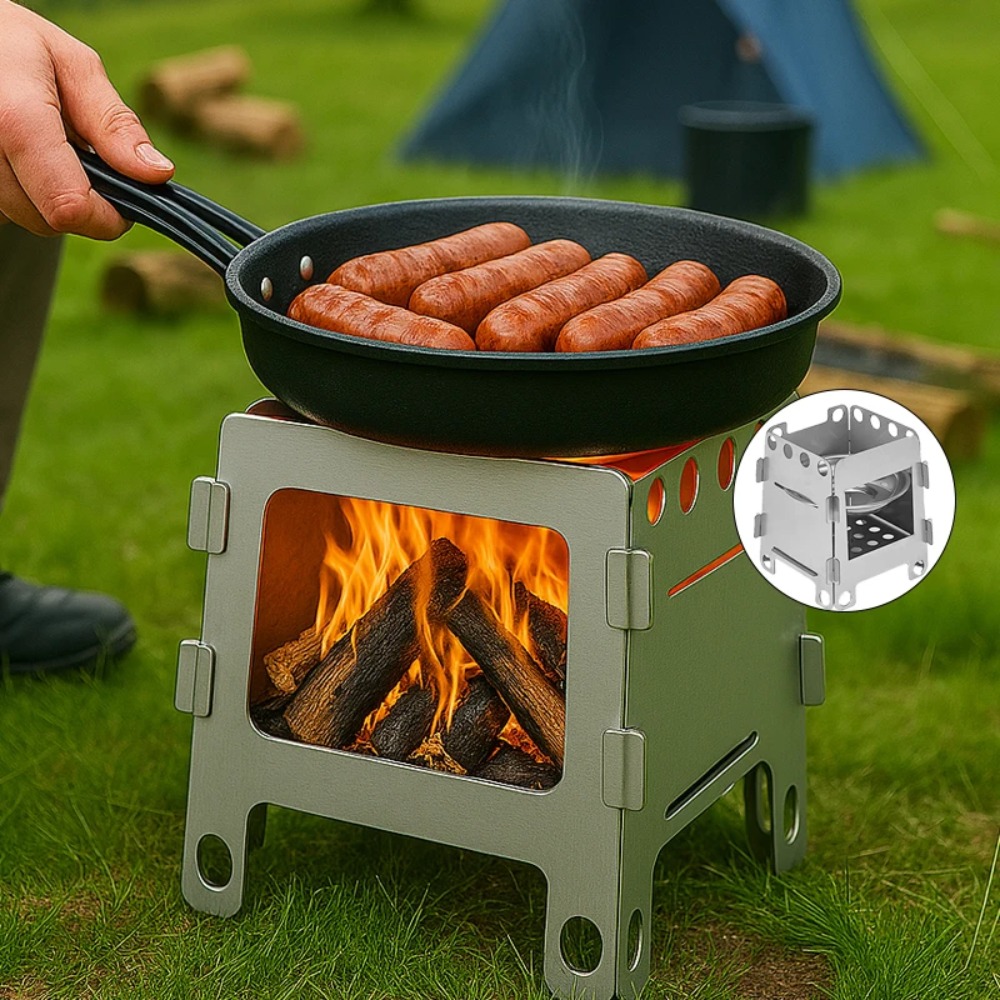 캠핑 난로 나무 난로 알코올 난로 스테인레스 스틸 휴대 - Outdoor Gas Camping Oven 리뷰 및 가격