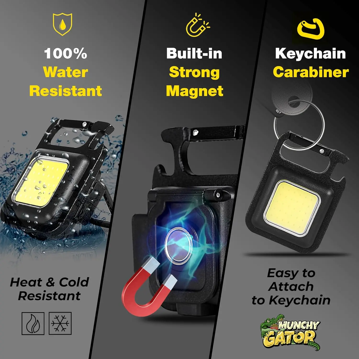 휴대용 키체인 라이트 미니 다기능 캠핑 손전등 USB  - Outdoor Camping Lantern 리뷰 및 가격