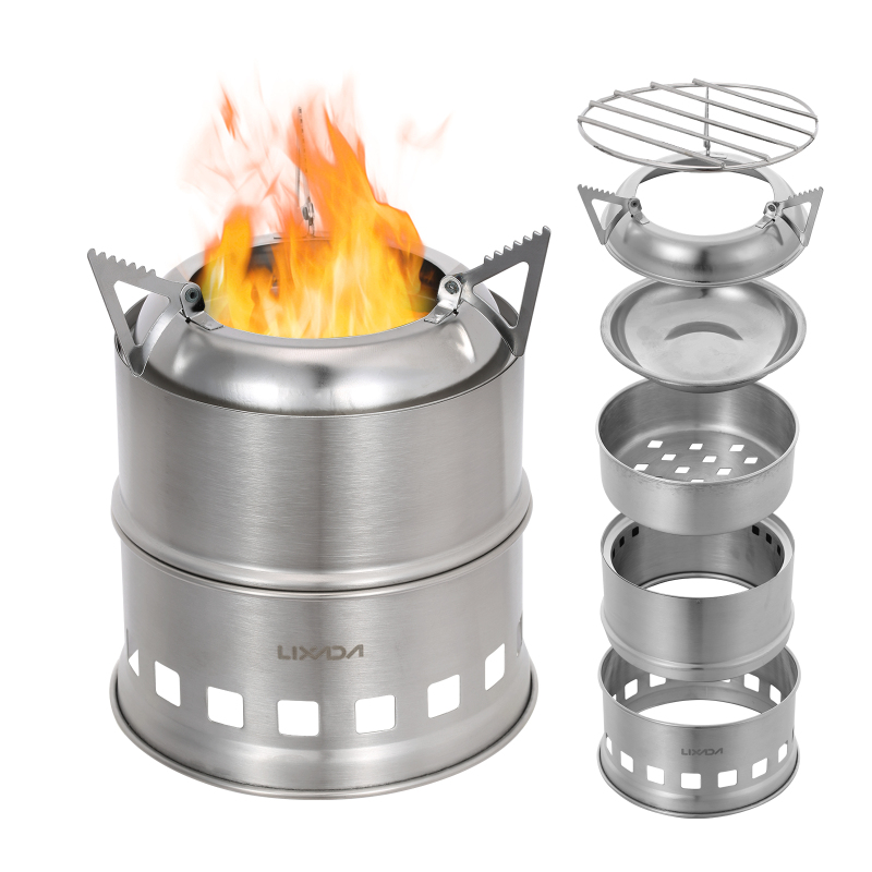 Lixada 스테인레스 스틸 목재 스토브, 캠핑 알코올 - Outdoor Camping Sink 리뷰 및 가격