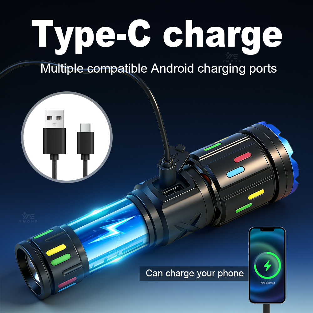 XHP70 고출력 캠핑 손전등 휴대용 충전식 스포트라이 - Outdoor Camping Items 리뷰 및 가격