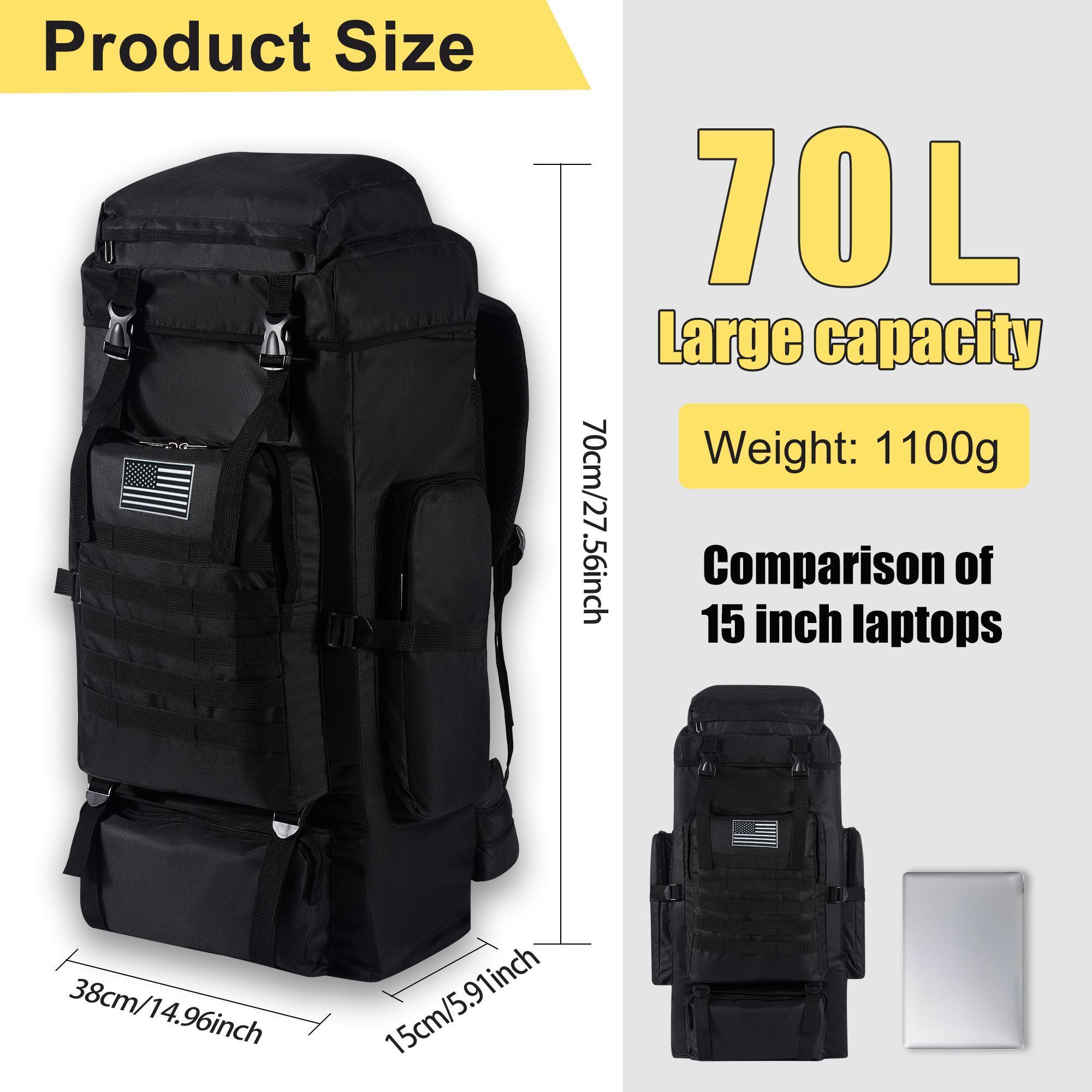 70L 전문 하이킹 배낭 대용량 인체공학적 하중분산 등 - Outdoor Camping Backpack 리뷰 및 가격
