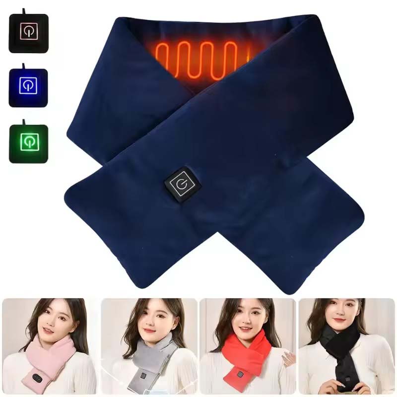 USB 여성 남성용 히팅 스카프 온도 조절 스카프 3단 - Outdoor Camping In Winter 리뷰 및 가격