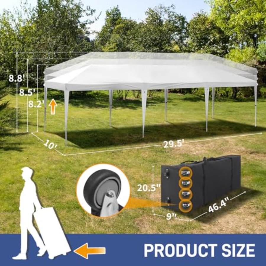 10x30 사이즈 팝업 캐노피 텐트 (야외 캠핑, 파티 - Outdoor Camping Canopy 리뷰 및 가격