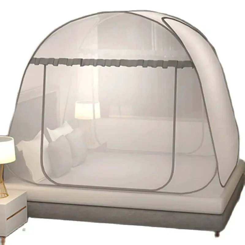 간단한 유르트 모기장 휴대용 캠핑 텐트, 싱글 더블 침 - Outdoor Yurt Camping 리뷰 및 가격