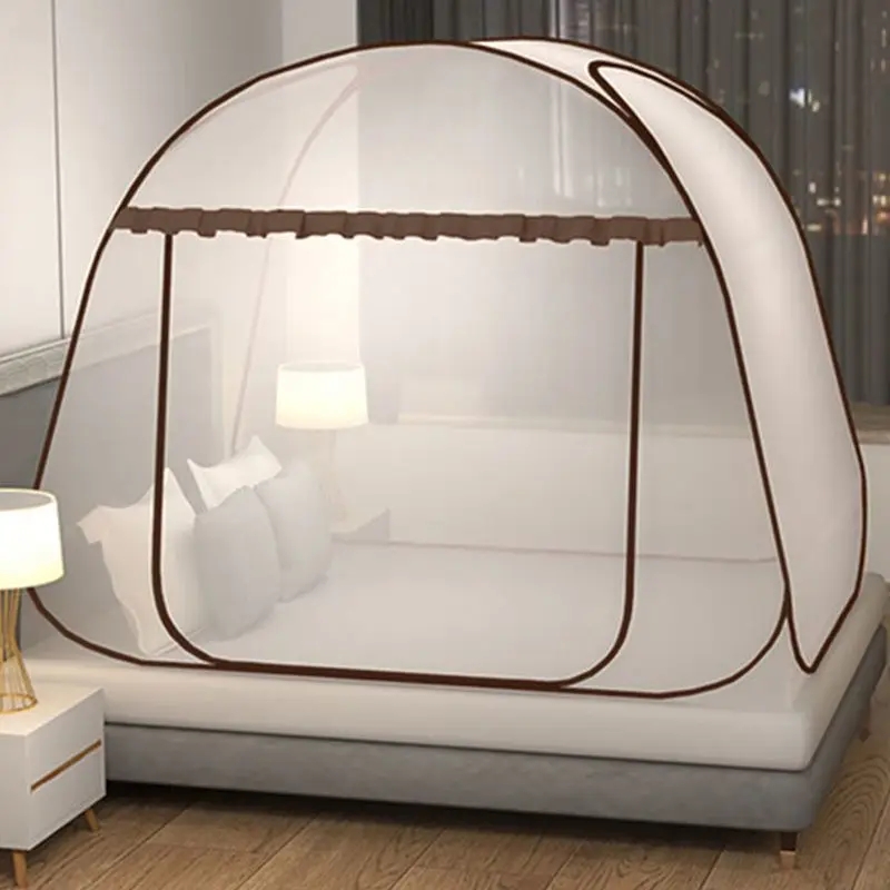 간단한 유르트 모기장 휴대용 캠핑 텐트, 싱글 더블 침 - Outdoor Yurt Camping 리뷰 및 가격