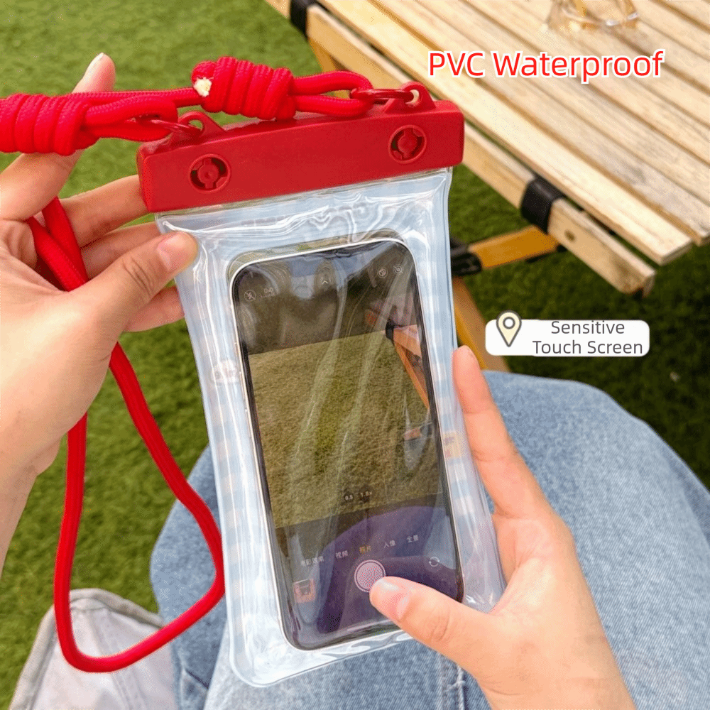 투명 방수 휴대폰 가방 PVC 이중 걸이끈 목걸이형 폰 - Dry Bag Waterproof 리뷰 및 가격