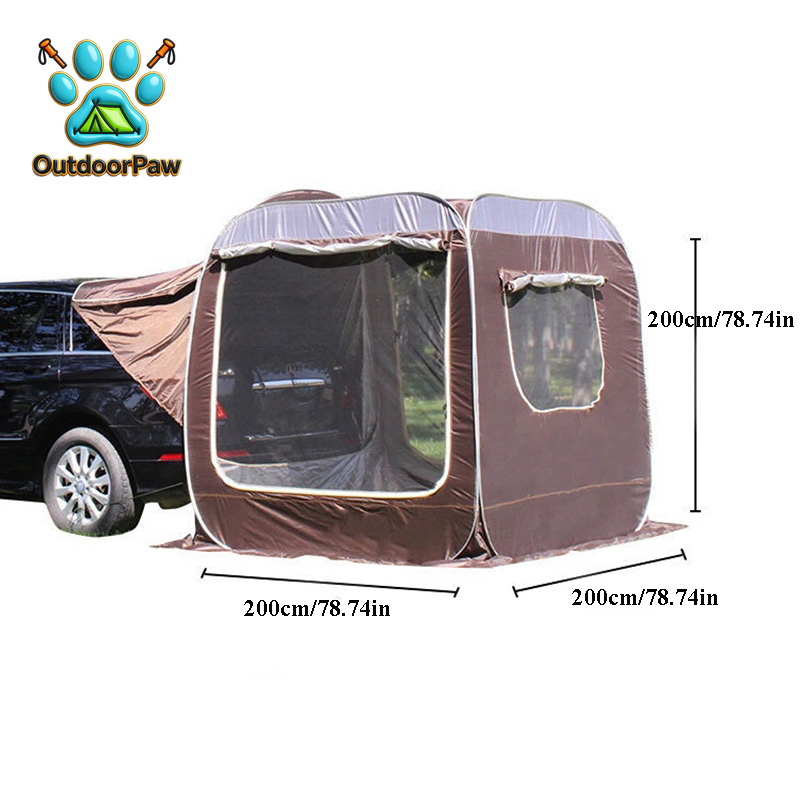 차량 후면 확장형 텐트 자동 3-4인용 자율주행 야외  - Outdoor Camping Canopy 리뷰 및 가격