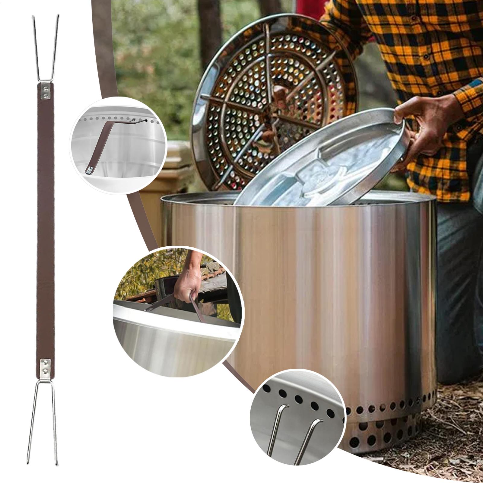 화덕 뚜껑 손잡이, 화덕 도구, 휴대용 손잡이, 스테인 - Outdoor Indoor Camping 리뷰 및 가격