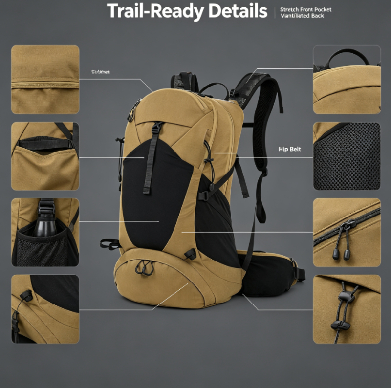 대형 방수 내구성 하이킹 배낭 통기성 텐트 수납 기능  - Outdoor Camping Backpack 리뷰 및 가격
