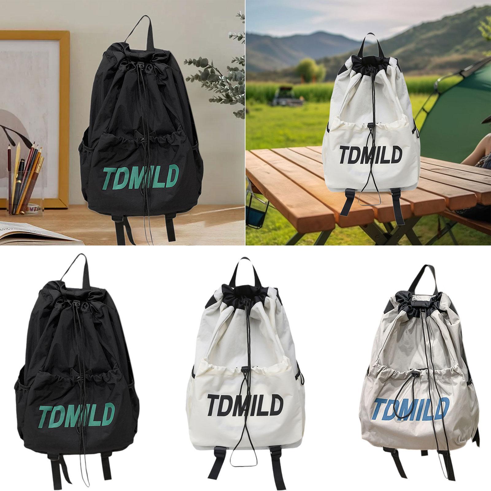 드로스트링 백팩 방수 캐주얼 가방 비치 스포츠 가방 캠 - Outdoor Camping Backpack 리뷰 및 가격