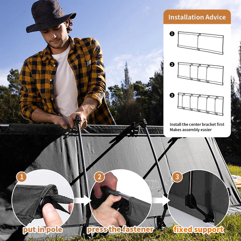 네이처하이크 XJC05 캠핑 접이식 침대 초경량 용품  - Outdoor Camping Cot 리뷰 및 가격